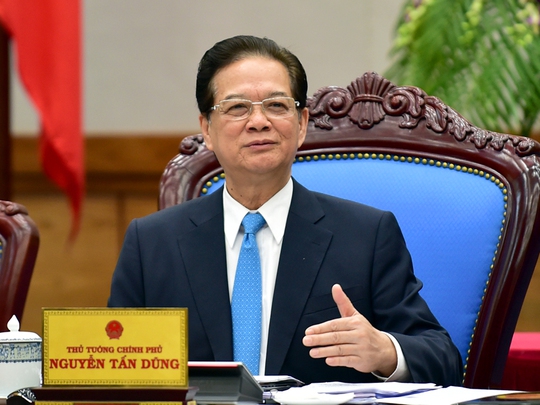 Thủ tướng Nguyễn Tấn Dũng mong các thành viên Chính phủ ở lại làm thật tốt để hoàn thành trọng trách cao cả mà Đảng, Nhà nước giao để thực hiện tốt chức năng, nhiệm vụ của Chính phủ