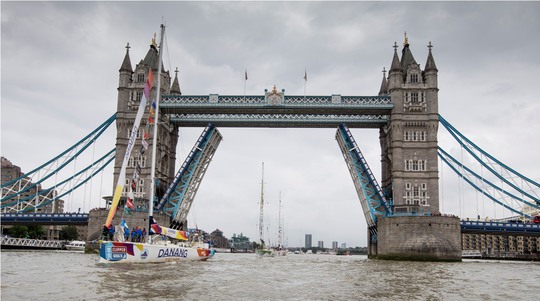Đội Đà Nẵng đã về đến đích tại bờ sông Thames (Anh)