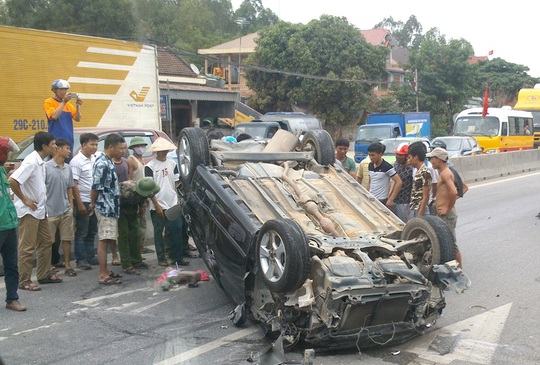 
Hiện trường vụ tai nạn
