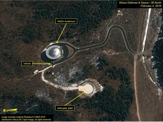 
Ảnh chụp Trạm phóng vệ tinh Sohae của Triều Tiên từ vệ tinh hôm 4-2. Ảnh: Reuters
