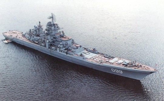 
Một tàu chiến lớp Kirov của Nga. Ảnh: The Word of Matus
