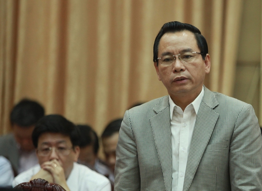 
Chủ tịch Ủy ban Mặt trận Tổ quốc TP Hà Nội Vũ Hồng Khanh phát biểu
