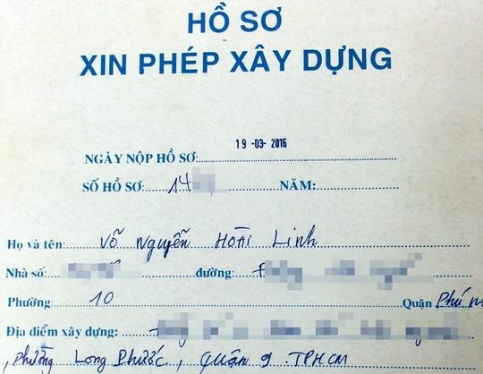 Hồ sơ xin giấy phép xây dựng Nhà thờ Tổ nghiệp của Hoài Linh