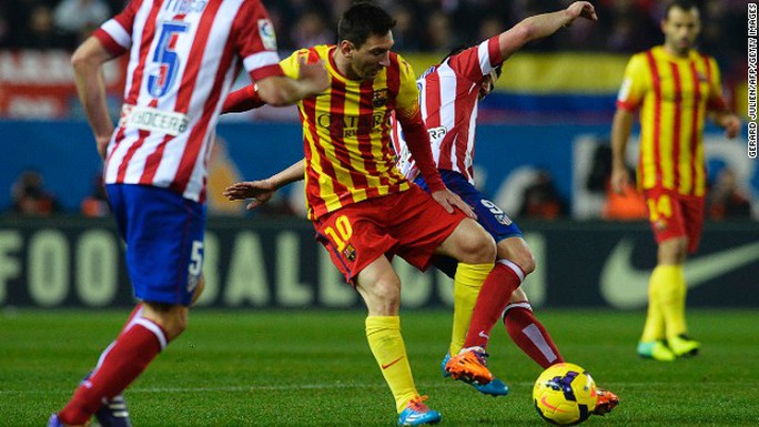 Messi sẽ gặp lại đối thủ khó chịu Atletico Madrid