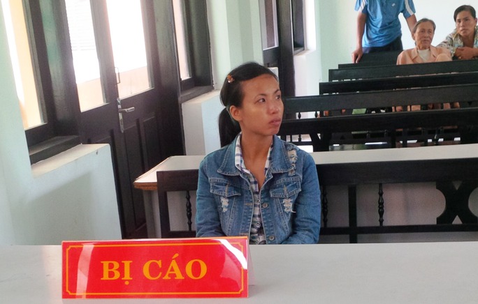 Bị cáo Lộc tại phiên tòa