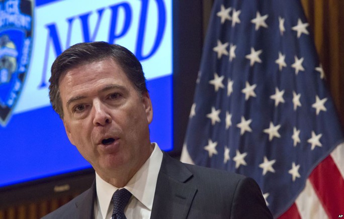 Ông James Comey, giám đốc FBI. Ảnh: Ameri Publications