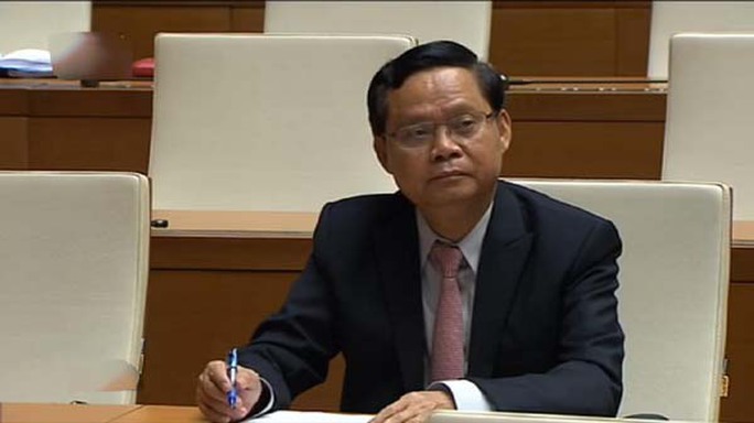 Tổng Thanh tra Chính phủ Huỳnh Phong Tranh - Ảnh chụp qua màn hình