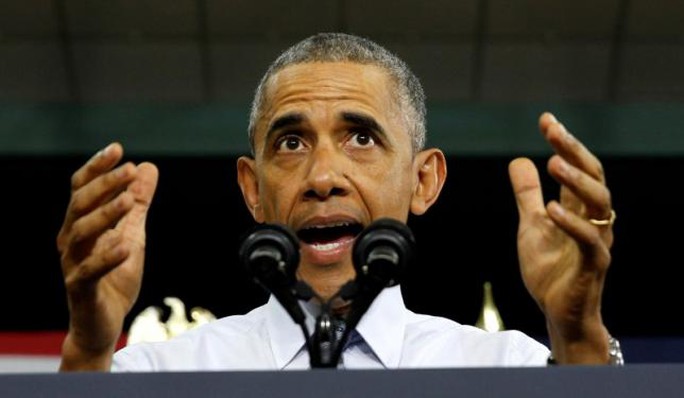 
Ông Obama phát biểu tại TP Elkhart ngày 1-6. Ảnh: REUTERS
