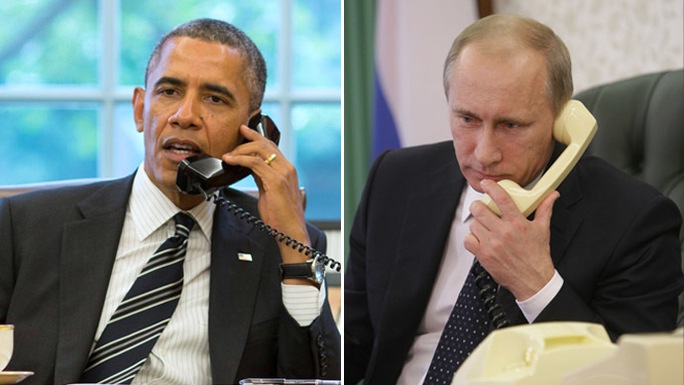 Hai ông Obama và Putin đã thảo luận về Syria, Ukraine. Ảnh: PJ Media