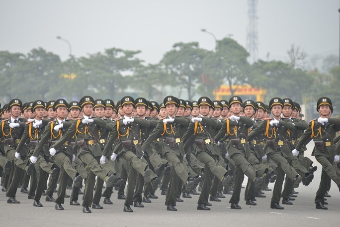 
Lực lượng an ninh bảo vệ Đại hội Đảng
