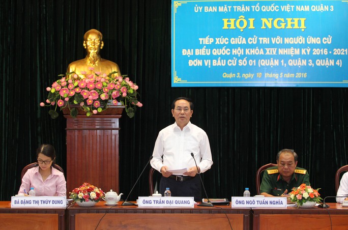
Chủ tịch nước Trần Đại Quang khẳng định chống tham nhũng không có vùng cấm
