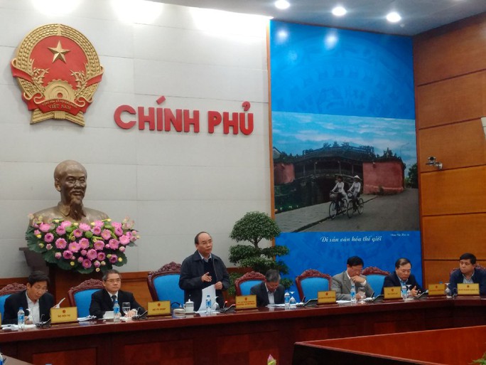 
Phó Thủ tướng Nguyễn Xuân Phúc phát biểu chỉ đạo hội nghị
