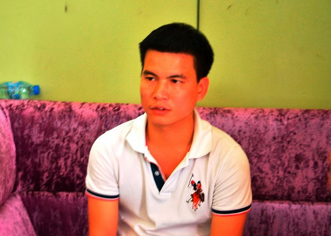 Nguyễn Văn Minh lúc bị bắt tại nhà riêng