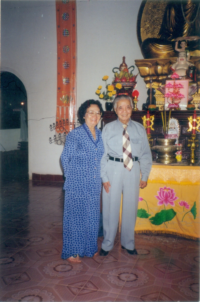 NSND Út Trà Ôn và vợ - bà Nguyễn Thị Bích Thủy