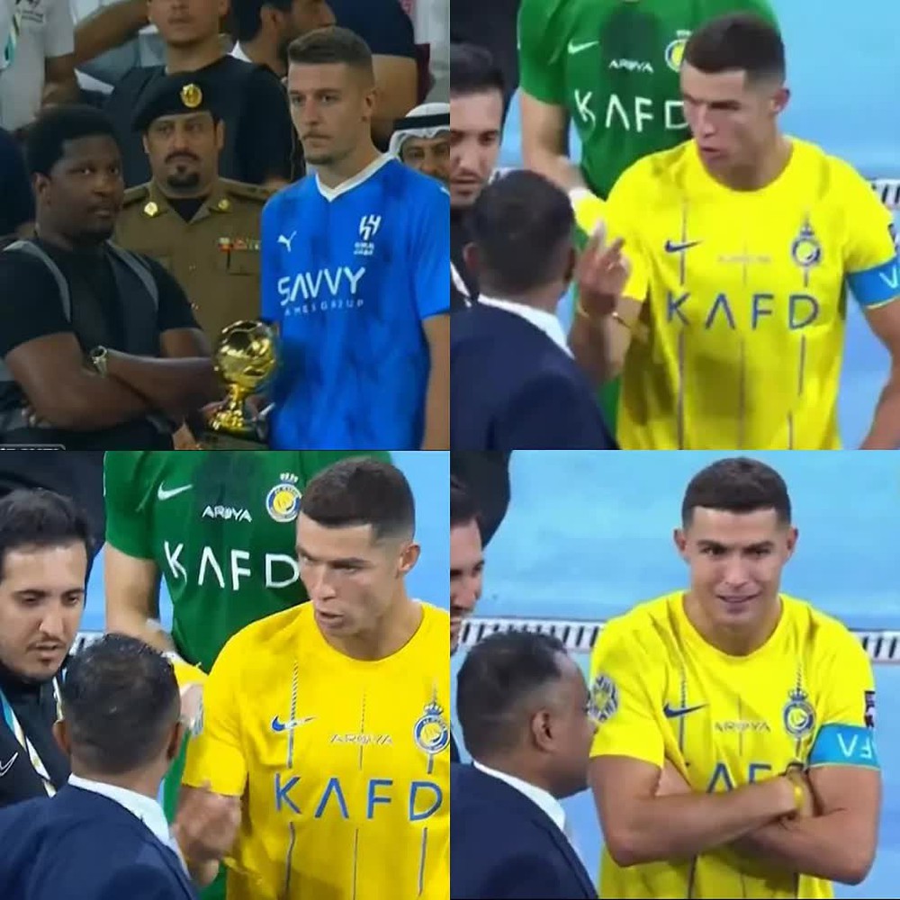 Ronaldo tranh cãi về danh hiệu cầu thủ xuất sắc nhất Ả Rập Champions Cup - Ảnh 1.