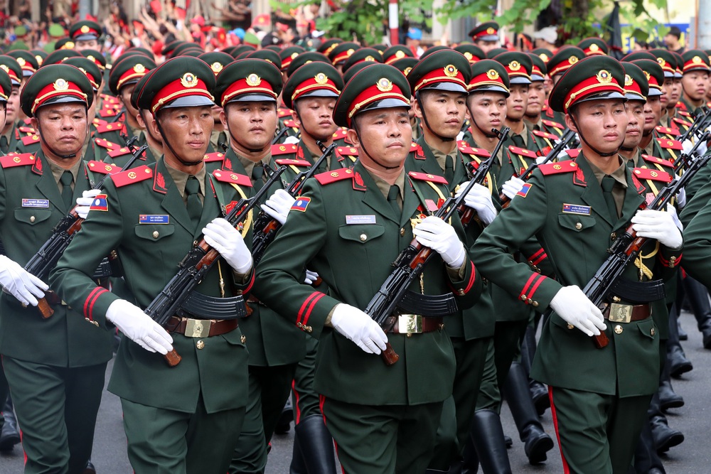 Những hình ảnh ấn tượng trong ngày tổng duyệt diễu binh, diễu hành chào mừng Quốc khánh 2-9 - Ảnh 18.