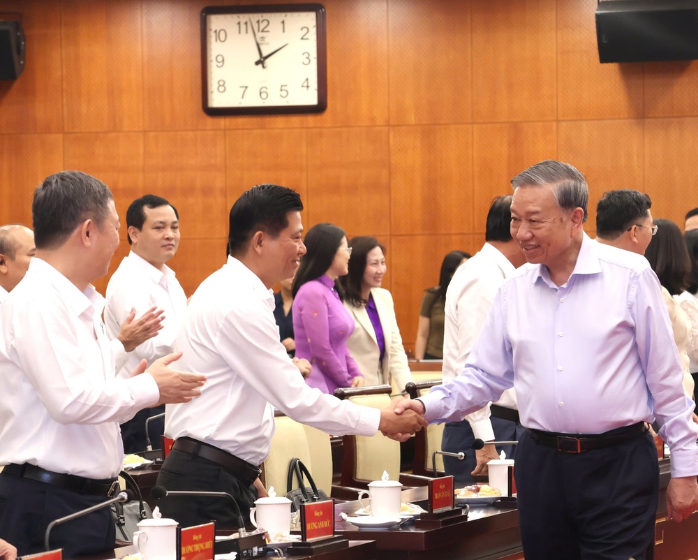 Tổng B&iacute; thư, Chủ tịch nước T&ocirc; L&acirc;m: Trung ương lu&ocirc;n quan t&acirc;m, đồng h&agrave;nh, ủng hộ TPHCM - Ảnh 5.