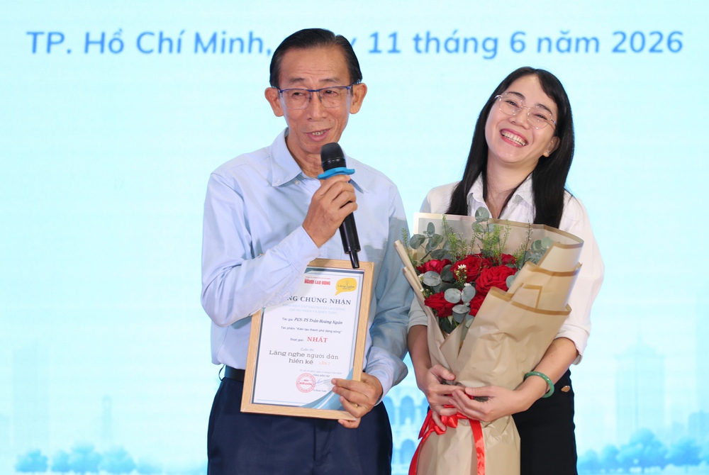 Toàn cảnh trao giải 3 cuộc thi lớn tại Báo Người Lao Động - Ảnh 13.