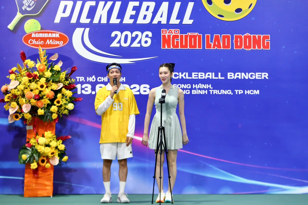 GIẢI PICKLEBALL BÁO NGƯỜI LAO ĐỘNG NĂM 2026: Sắc màu khai mạc - Ảnh 6.