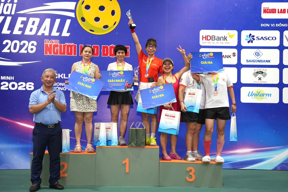 Giải pickleball báo Người Lao Động năm 2026: Khép lại một ngày hội thể thao giàu cảm xúc - Ảnh 84.