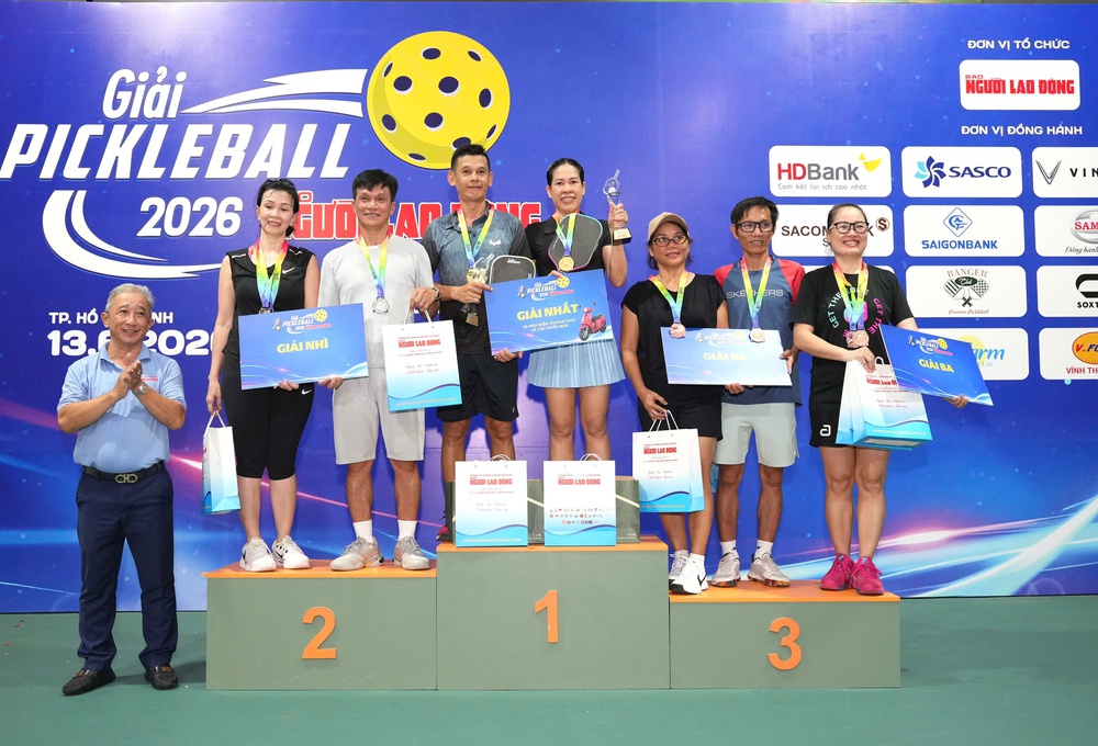 Giải pickleball báo Người Lao Động năm 2026: Khép lại một ngày hội thể thao giàu cảm xúc - Ảnh 85.