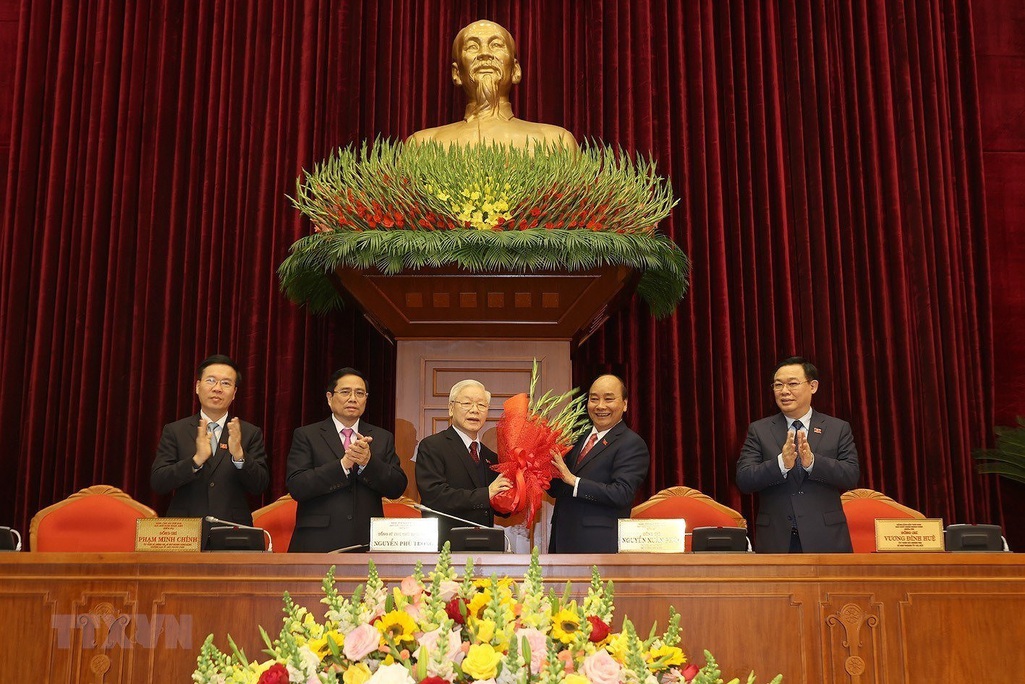 Ông Nguyễn Phú Trọng tái đắc cử Tổng Bí thư - Ảnh 1.