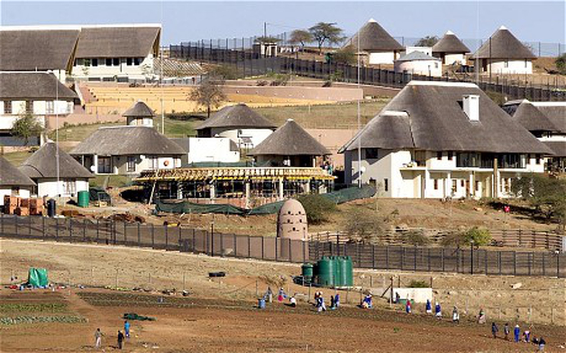 Nh&agrave; ở của Tổng thống Nam Phi Jacob Zuma. Ảnh: Reuters
