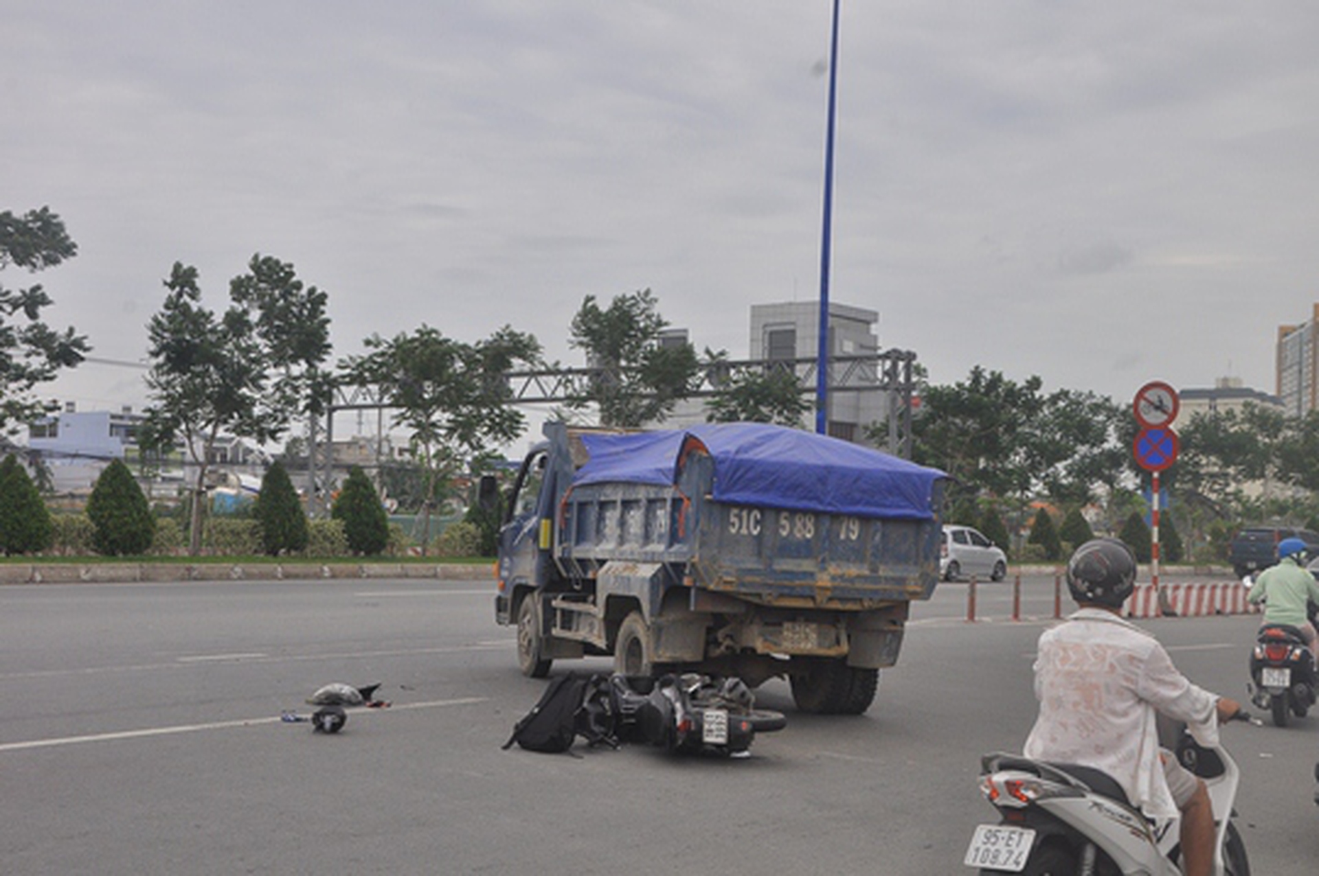 Hiện trường vụ tai nạn