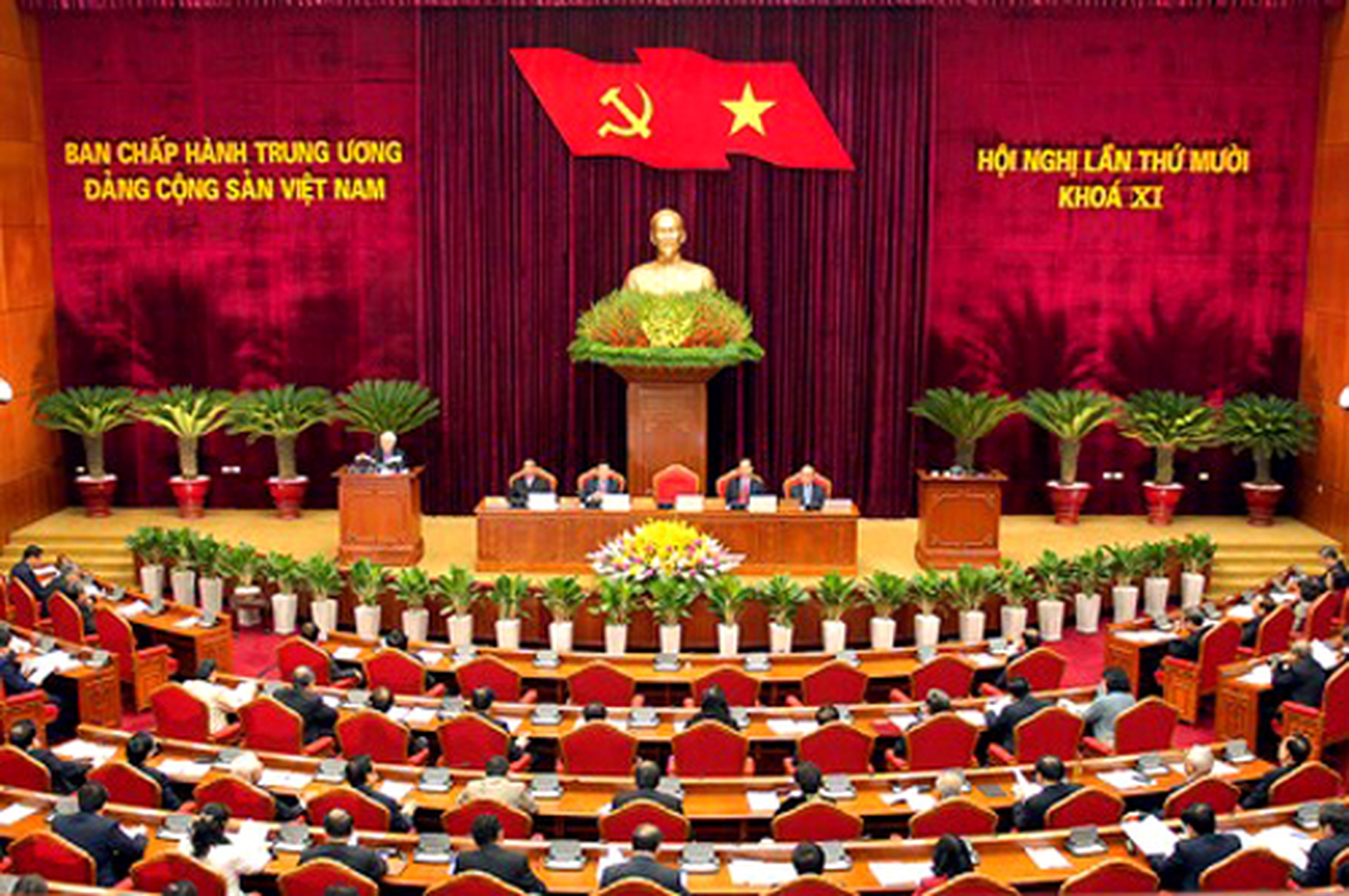 Khai mạc Hội nghị Trung ương 10. Ảnh: VGP
