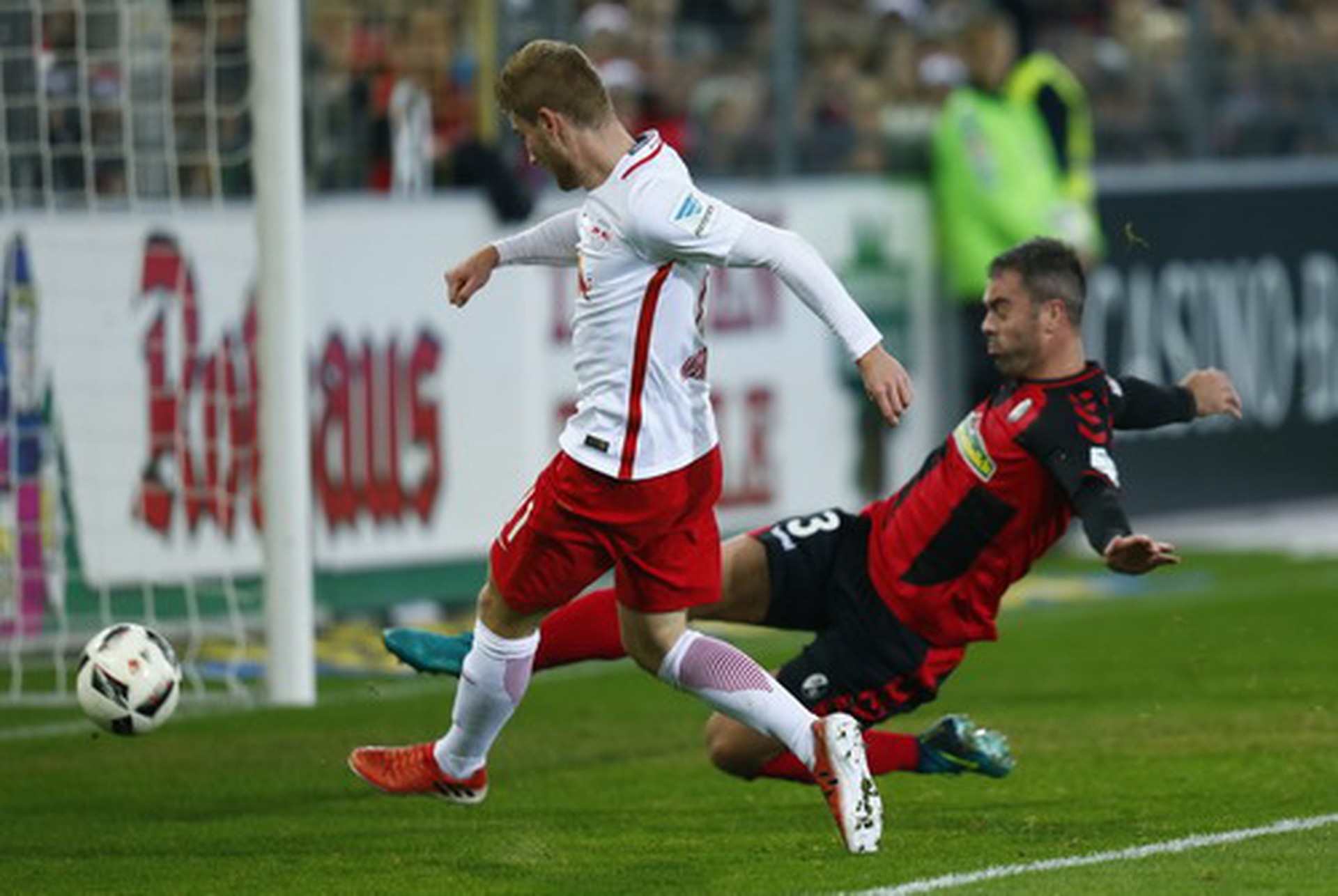 Timo Werner ghi 2 b&agrave;n v&agrave;o lưới Freiburg
