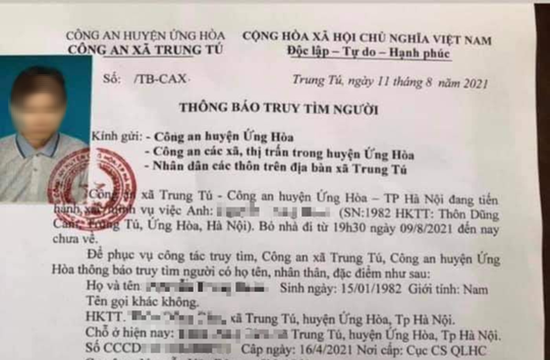 Người đ&agrave;n &ocirc;ng mất t&iacute;ch được t&igrave;m thấy thi thể trong bao tải dưới ao - Ảnh 1.