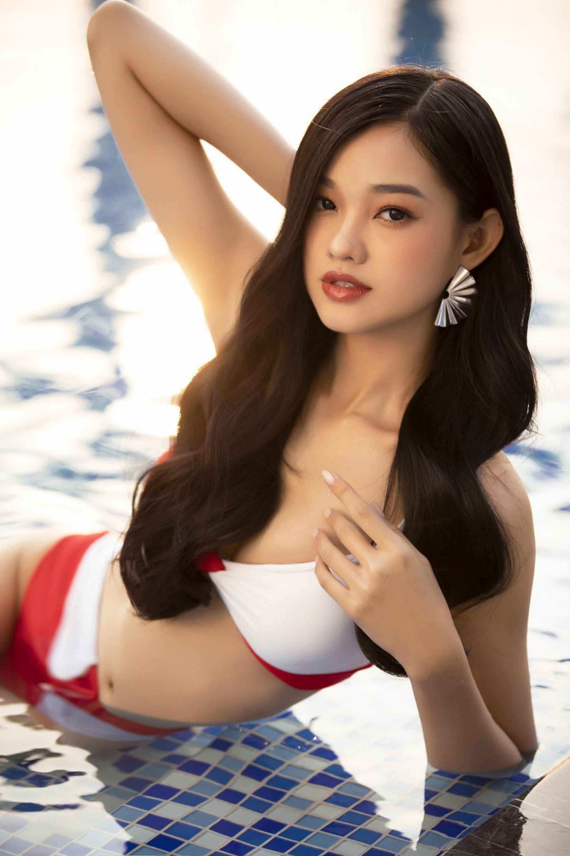 Miss World Vietnam 2022: Cận cảnh d&agrave;n th&iacute; sinh n&oacute;ng bỏng với bikini - Ảnh 5.