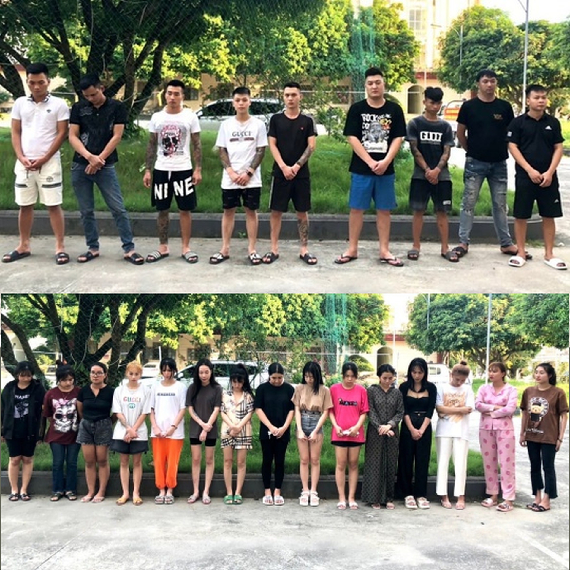 Bắt quả tang 44 c&ocirc; g&aacute;i c&ugrave;ng 22 nam thanh ni&ecirc;n bay lắc ma t&uacute;y trong kh&aacute;ch sạn - Ảnh 1.