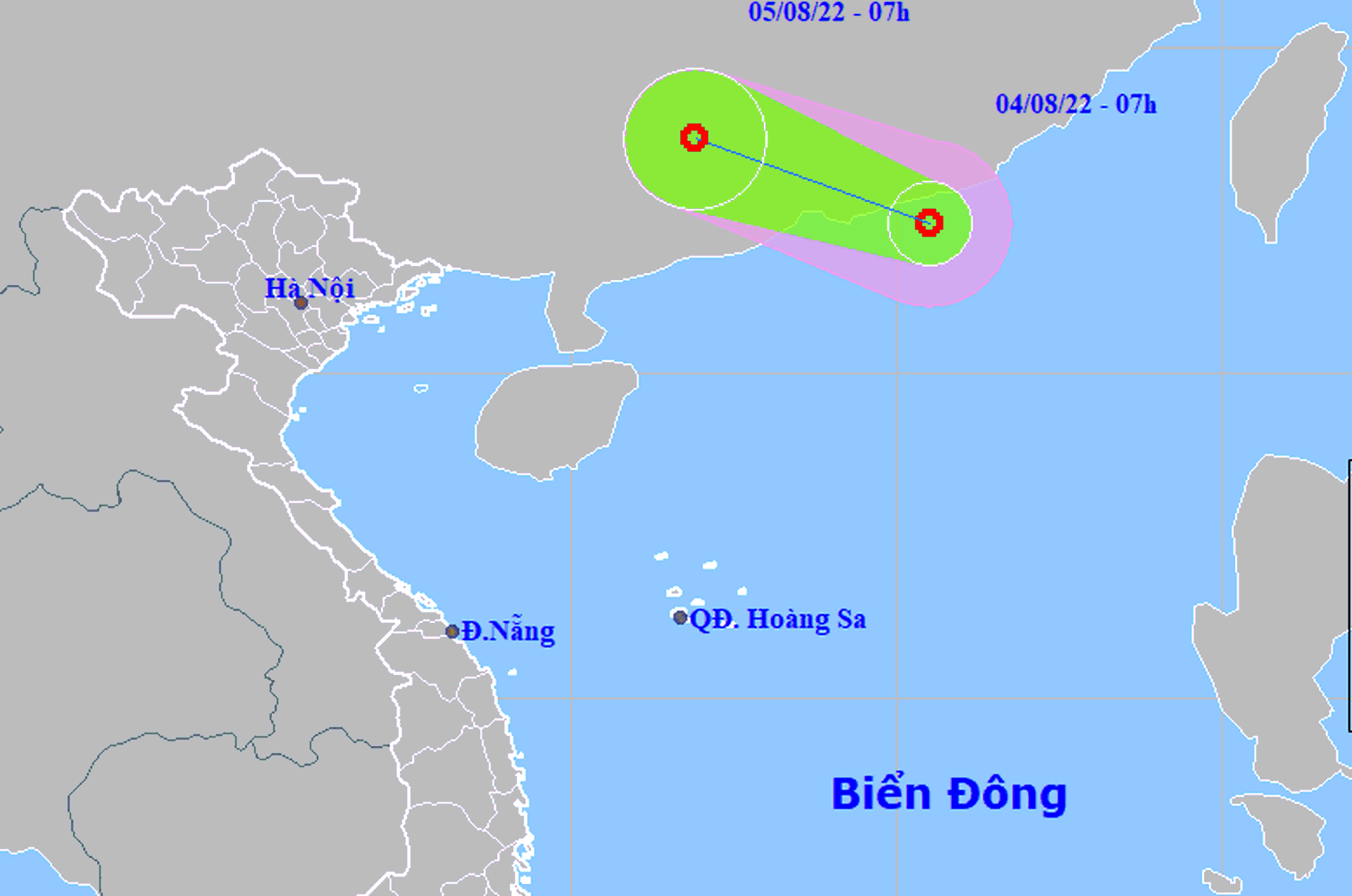 Biển Đ&ocirc;ng đ&oacute;n &aacute;p thấp nhiệt đới, miền Bắc mưa lớn - Ảnh 1.