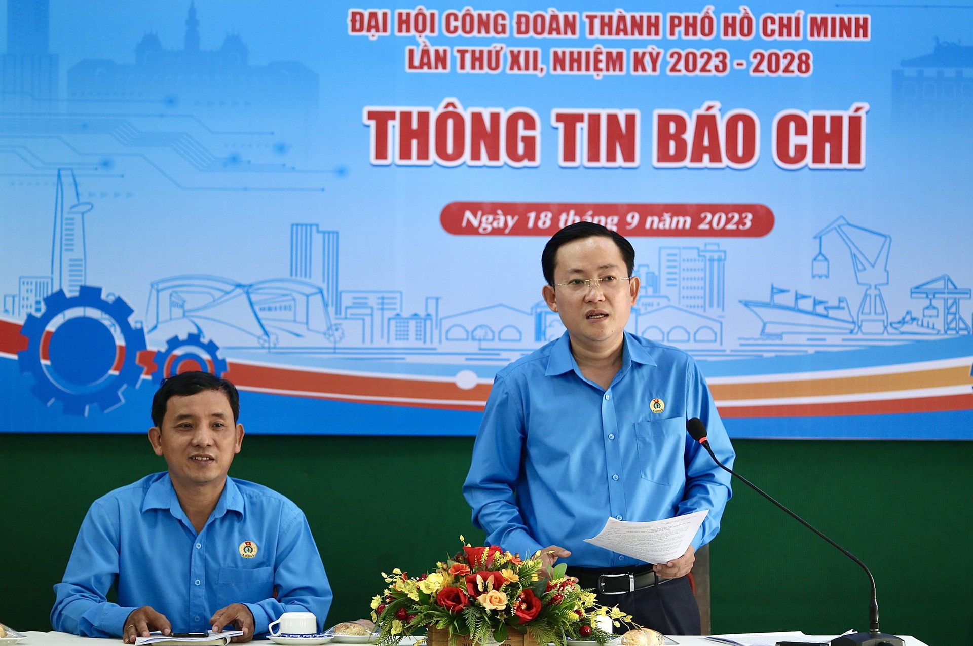 Đại hội XII C&ocirc;ng đo&agrave;n TP HCM: Tăng cường củng cố niềm tin, mở rộng mặt trận đo&agrave;n kết, tập hợp người lao động - Ảnh 1.
