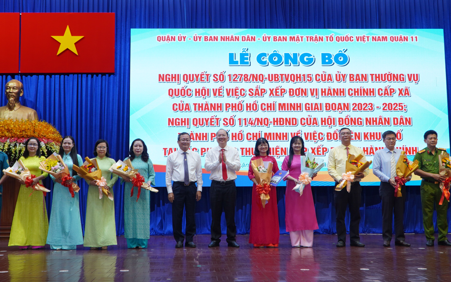 Quận 11 (TP HCM): Kh&ocirc;ng để xảy ra thất tho&aacute;t, ti&ecirc;u cực, l&atilde;ng ph&iacute; khi s&aacute;p nhập phường