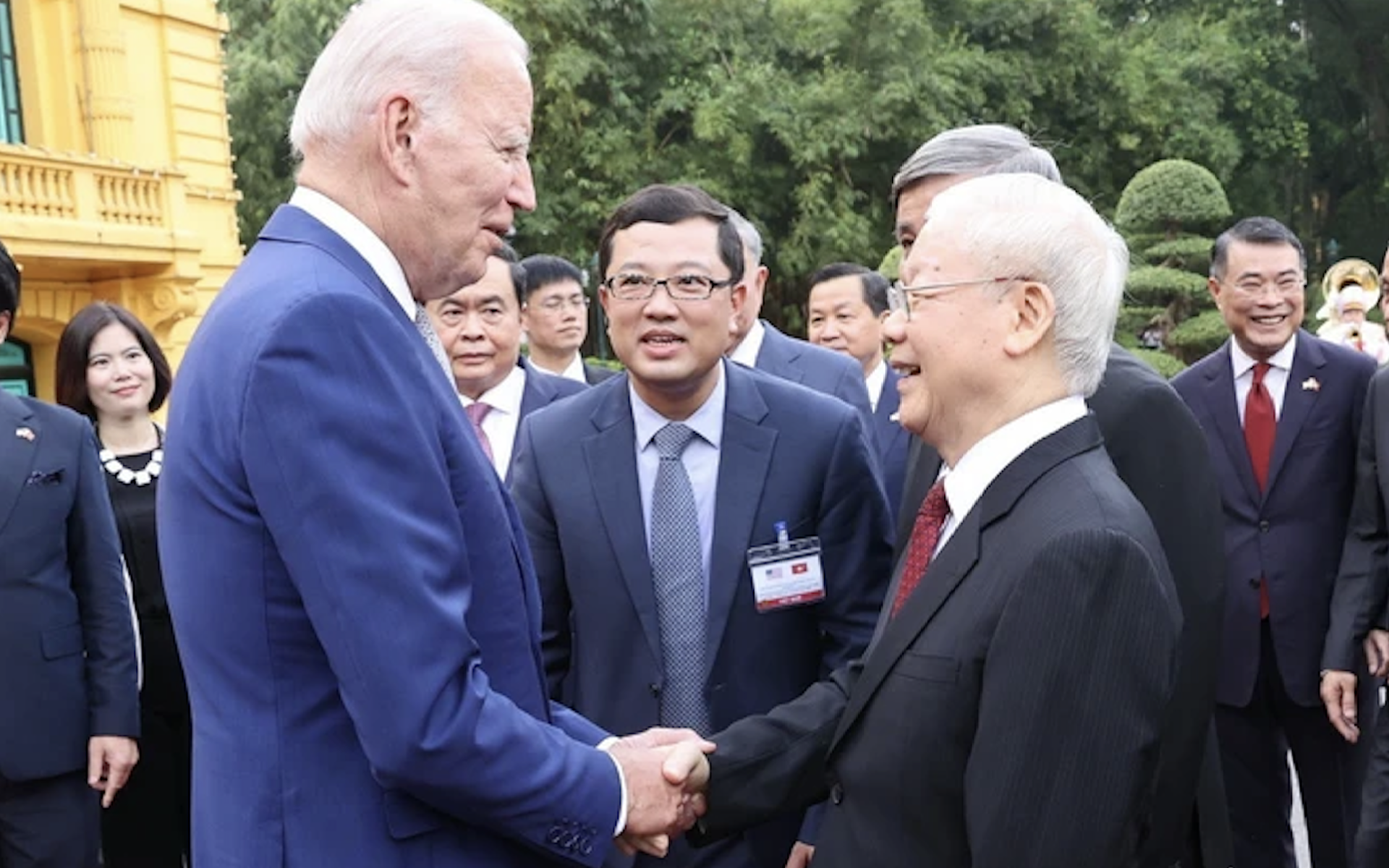 Tổng thống Mỹ Joe Biden: Ch&uacute;ng t&ocirc;i t&ocirc;n vinh di sản của Tổng B&iacute; thư Nguyễn Ph&uacute; Trọng