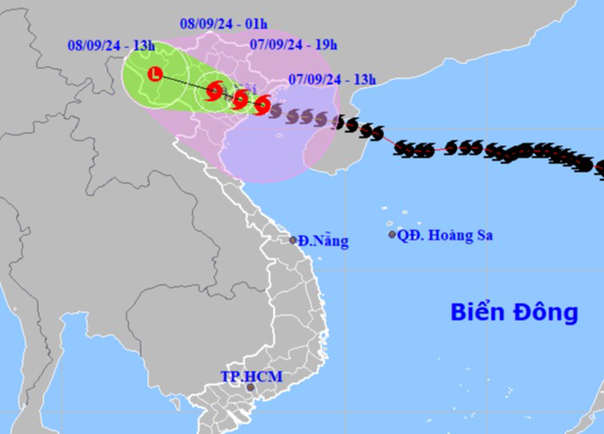 B&atilde;o số 3 ập v&agrave;o: Quảng Ninh gi&oacute; giật cấp 17, H&agrave; Nội gi&oacute; r&iacute;t li&ecirc;n tục- Ảnh 1.
