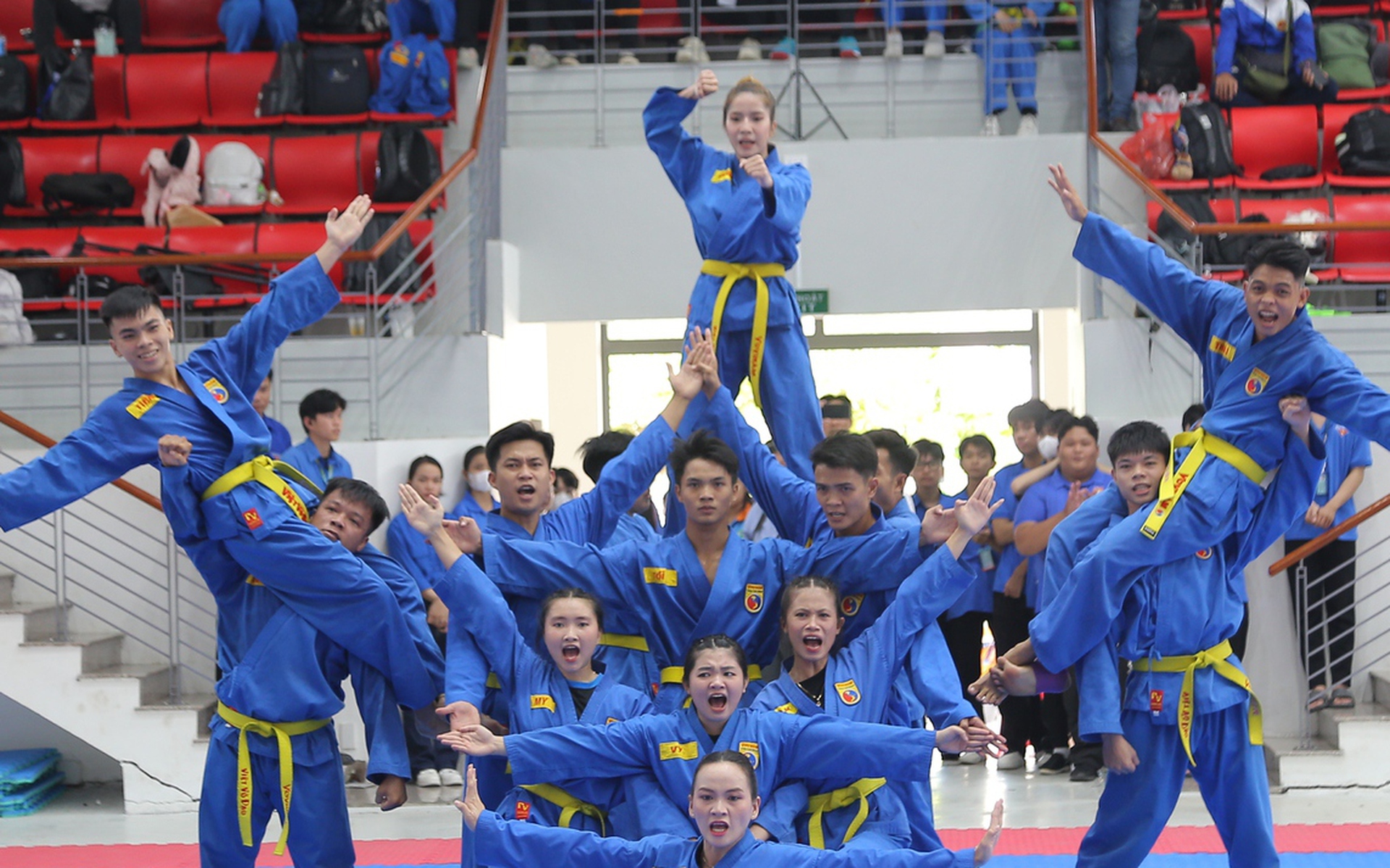 Vovinam Việt Nam bảo vệ th&agrave;nh c&ocirc;ng ng&ocirc;i V&ocirc; địch Thế giới 2025 - Ảnh 3.