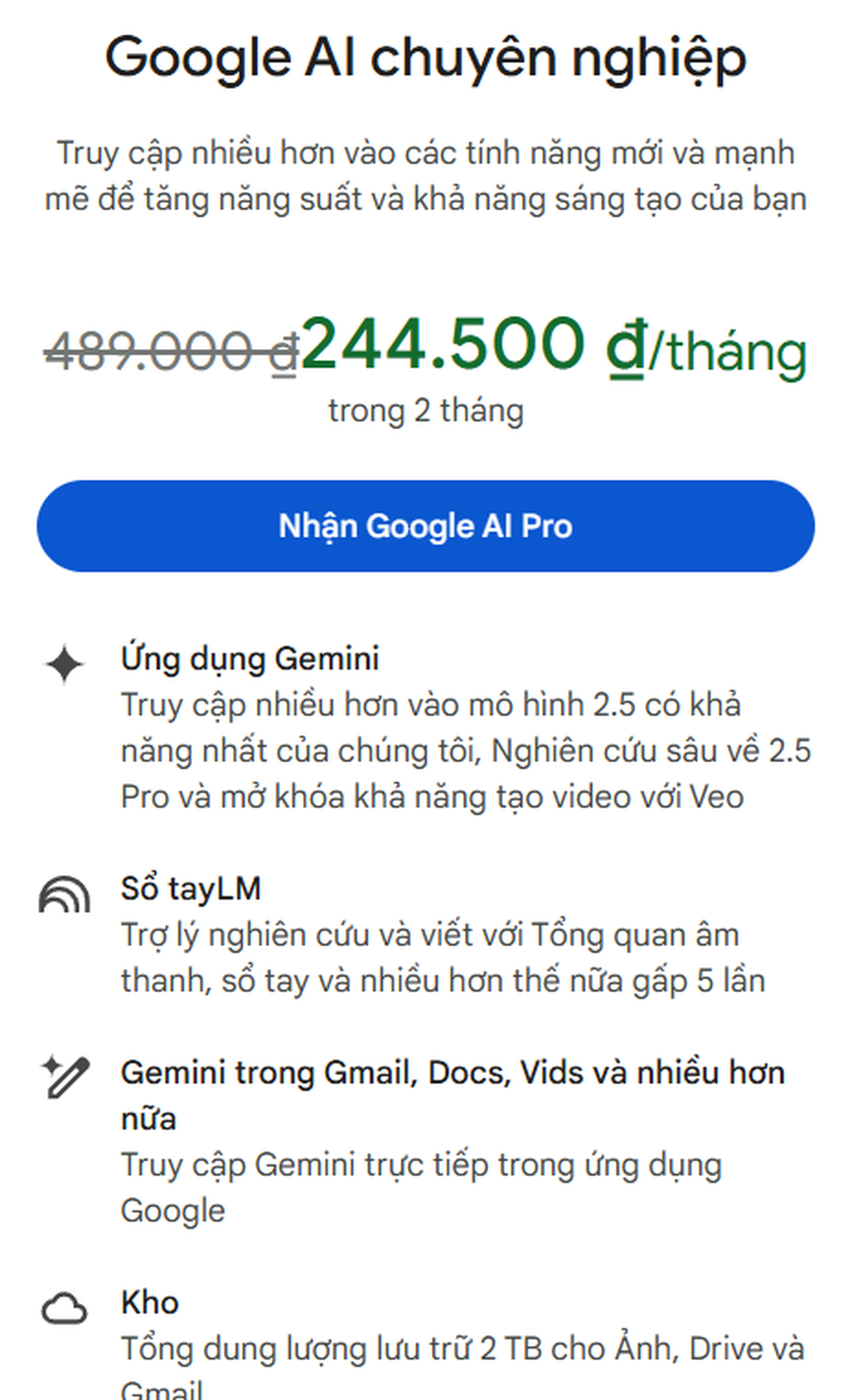 Ứng dụng tạo video AI Veo 3 ch&iacute;nh thức triển khai tại Việt Nam, gi&aacute; si&ecirc;u rẻ cho lần đầu trải nghiệm - Ảnh 1.
