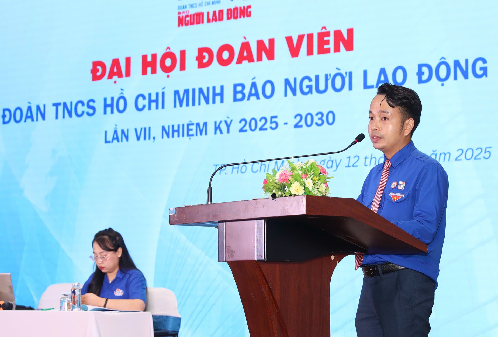 Đại hội Đo&agrave;n thanh ni&ecirc;n B&aacute;o Người Lao Động lần VII Kh&aacute;t vọng tuổi trẻ s&aacute;ng tạo - Ảnh 8.