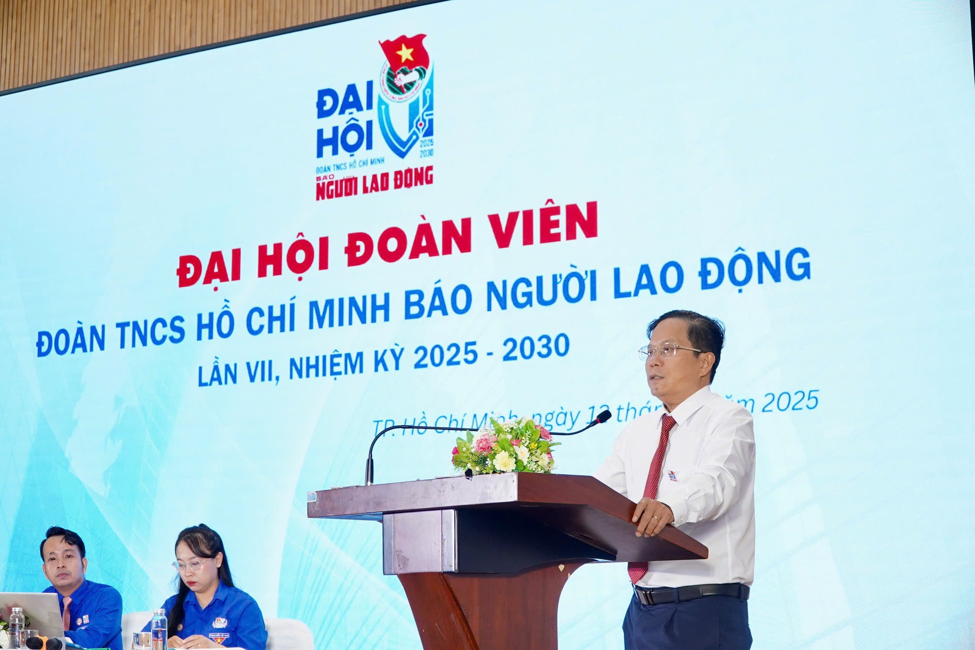 Đại hội Đo&agrave;n thanh ni&ecirc;n B&aacute;o Người Lao Động lần VII Kh&aacute;t vọng tuổi trẻ s&aacute;ng tạo - Ảnh 7.