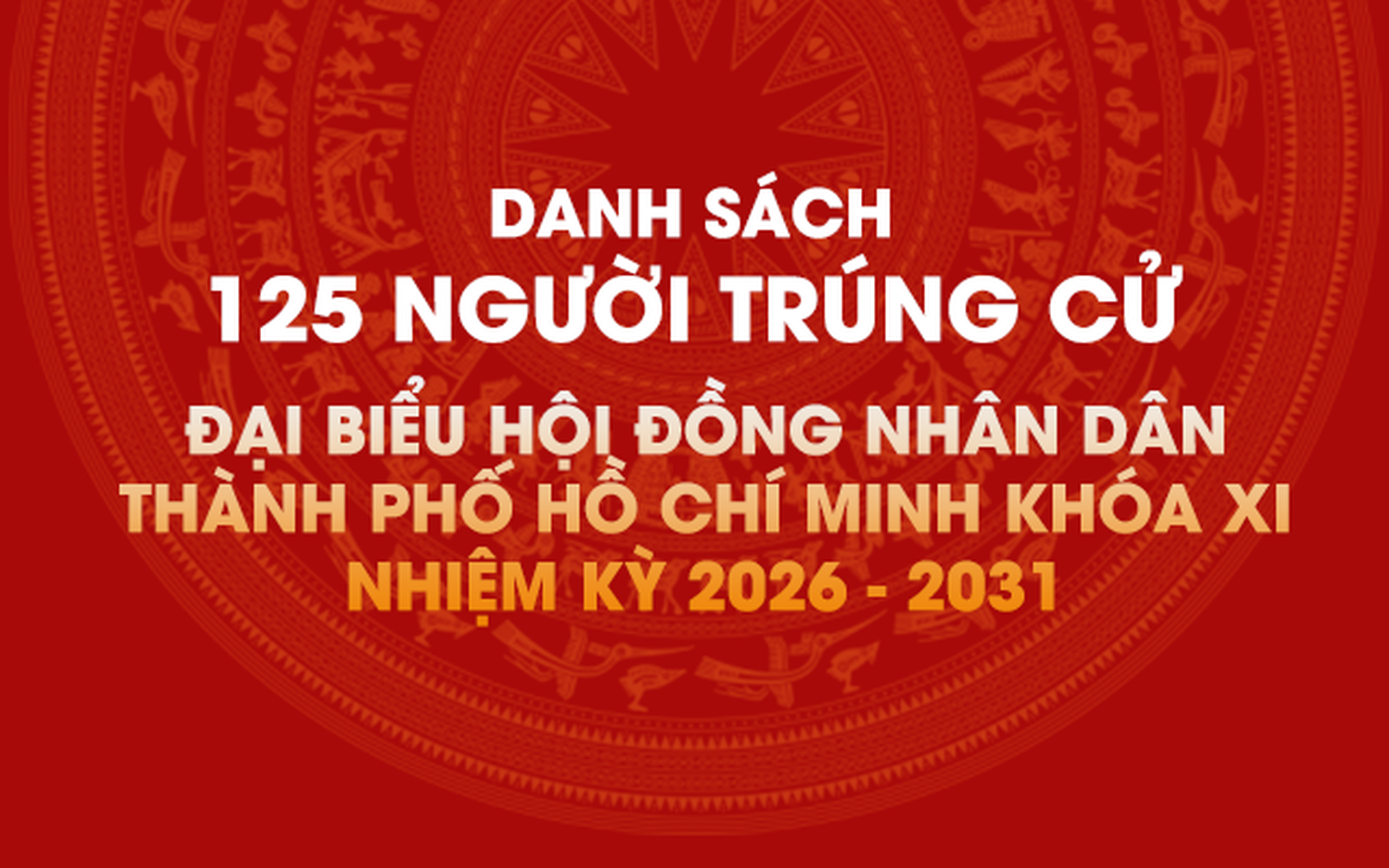 Khai mạc kỳ họp thứ nhất HĐND TPHCM kh&oacute;a XI nhiệm kỳ 2026-2031 - Ảnh 4.