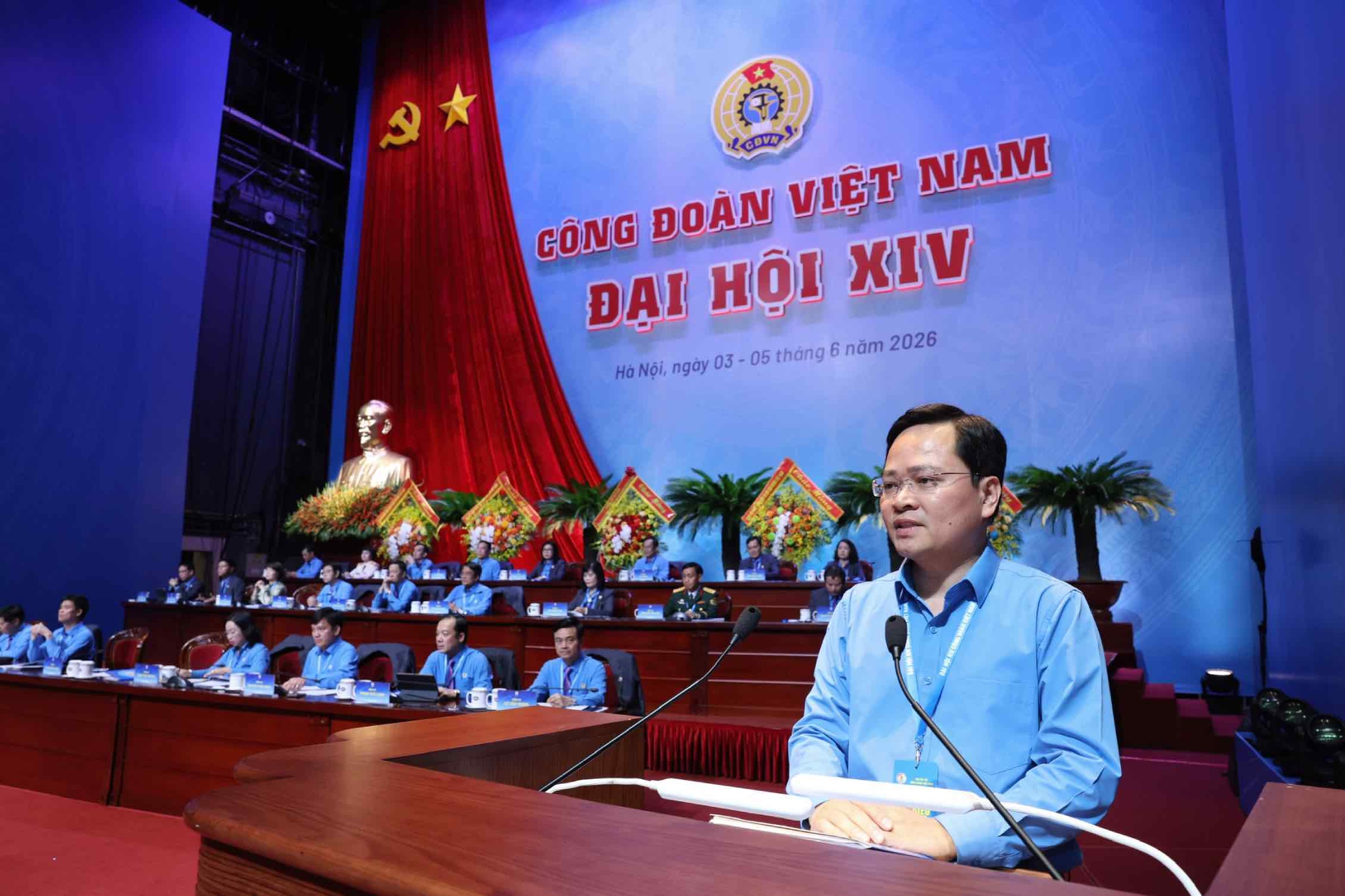 &Ocirc;ng Nguyễn Anh Tuấn t&aacute;i đắc cử Chủ tịch Tổng LĐLĐ Việt Nam - Ảnh 1.