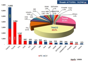 Doanh số thấp vẫn bám trụ thị trường - Ảnh 2.