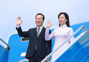 Chủ tịch nước Võ Văn Thưởng và Phu nhân lên đường thăm chính thức Nhật Bản