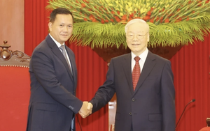 Tiếp Thủ tướng Campuchia, Tổng Bí thư nhấn mạnh truyền thống đoàn kết, gắn bó