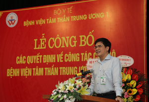 Bệnh viện Tâm thần Trung ương I có người điều hành mới