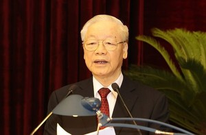 Tổng Bí thư Nguyễn Phú Trọng chủ trì Hội nghị Trung ương giữa nhiệm kỳ khóa XIII