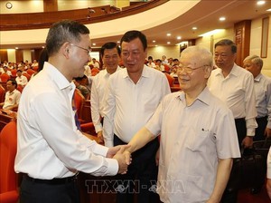 Tổng Bí thư Nguyễn Phú Trọng chủ trì Hội nghị về phòng, chống tham nhũng, tiêu cực